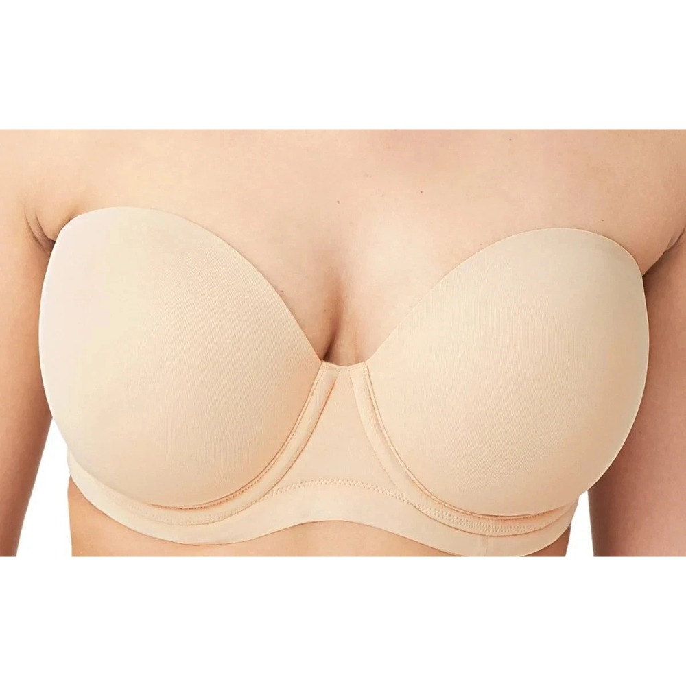 Wacoal Red Carpet Strapless Full Bust Underwire Bra 854119 40DDD Nude